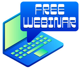 lettering free webinar with laptop text