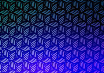 Flower blue modern pattern art gradient background