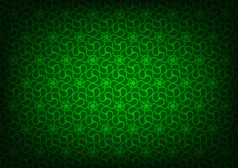 Space art green gradient dark pattern background