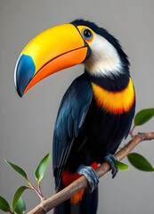Obraz premium toucan on a branch