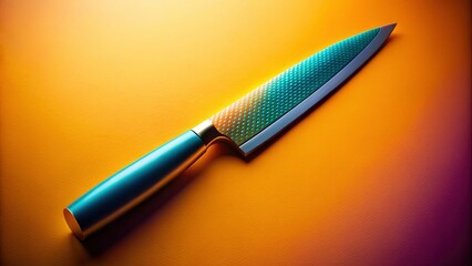 Drone-captured aerial shots: Crisp, isolated knife blade images at high resolution.