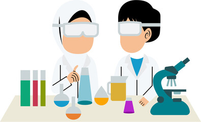 Students Experimenting in the Laboratory