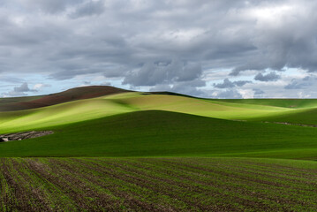 Beautiful landscape view from the north of Tunisia
