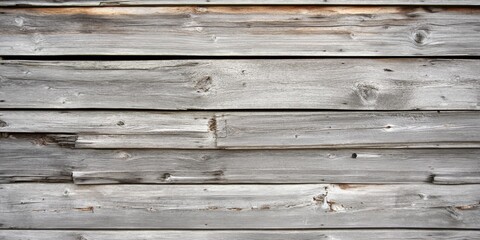 Obraz premium Weathered wooden plank background showcasing the unique texture of an old wall. This wooden plank background emphasizes the rustic charm of weathered wood textures.