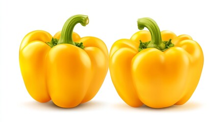 Yellow bell pepper. Bell pepper