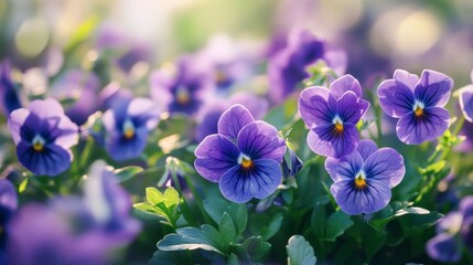 Viola flowers belong to the vibrant violet family, showcasing the beauty and diversity of Viola flowers found in various natural settings. Enjoy the exquisite charm of Viola flowers in bloom.