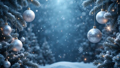 Winter Wonderland Christmas Scene