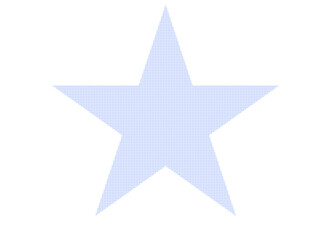 star isolated on white