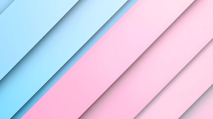 Obraz premium Abstract Pastel Pink and Blue Diagonal Stripes
