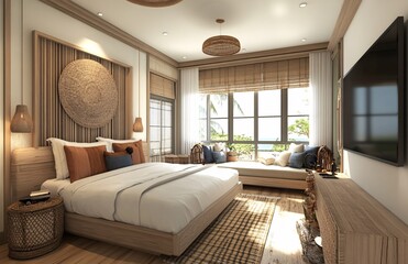 Fototapeta premium modern bedroom