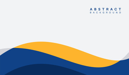 Blue and yellow abstract geometric background vector illustration