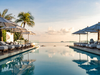 Views of Bo Phut Beach & resort in Koh Samui, Thailand