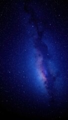 Fototapeta premium image of a night sky with a milky and stars