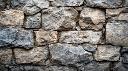 Textured stone wall background showcasing the natural beauty and intricate patterns of stone. This stone wall is perfect for adding depth and character to various creative projects.