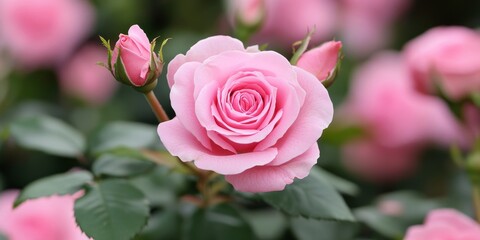 A pink rose symbolizes love and appreciation, making the pink rose an ideal choice for expressing deep affection and heartfelt gratitude. Pink roses convey meaningful emotions beautifully.