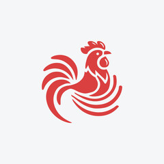 Iconic rooster logo