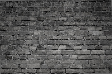 old grey brick wall close up