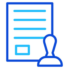 Agreement Duoline Icon