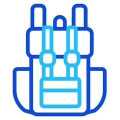 Backpack Duoline Icon