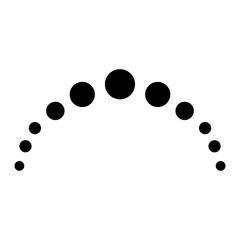 Beaded headband Solid Icon