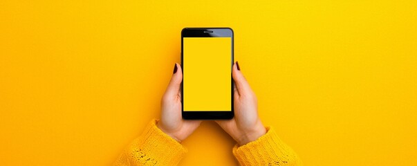 A business-themed stock photo of hands holding a smartphone displaying successful registration confirmation with a clear, vibrant background