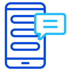 Chating phone Duoline Icon