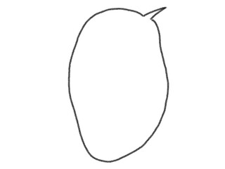 hand drawn illustration of a hand bubble speech