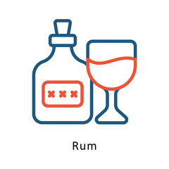 Return Vector Two Color icon. Eps 10 File 