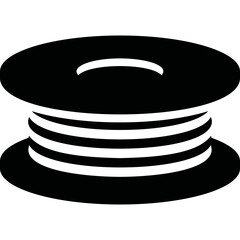 Simple vector icon spool
