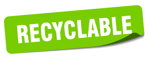 RECYCLABLE sticker