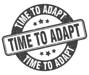 TIME TO ADAPT stamp