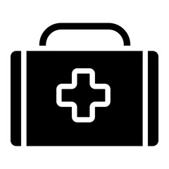 Obraz premium First aid Solid Icon