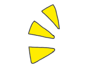 yellow arrow sign