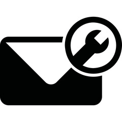 Simple vector icon mail