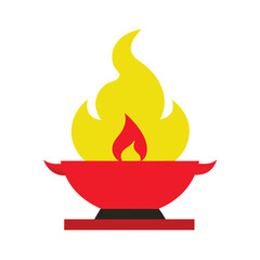 Bunser burner vector art design