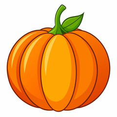 pumpkin isolated on white background
