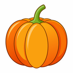 pumpkin isolated on white background