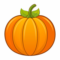 pumpkin isolated on white background