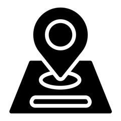 Map Pointer Solid Icon