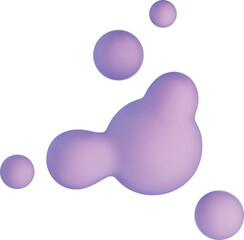 liquid blob shape Abstract fluid gradient ball