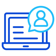 Message call Duoline Icon