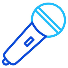 Microphone Duoline Icon