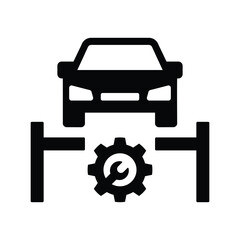 Repair Car Service Icon Stock Illustration