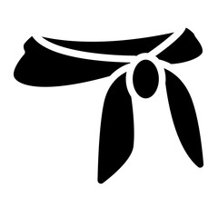 Neck scarf Solid Icon