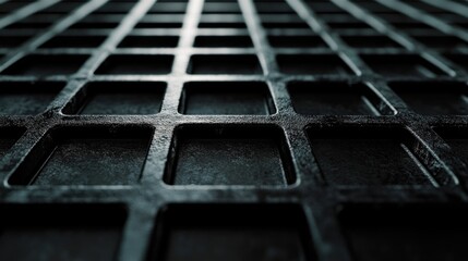 Metal Grate Close Up