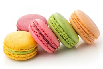 Various delicious foods set, top view plates of fast foods isolated on white background. Assortment of top view food dishes. pizza, pasta, salmon, lasagna, rolls, bbq, ice cream. Italian food set.