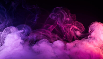 Fototapeta premium This is a purple and pink smoke or fog overlay to create a special effect on photos and designs