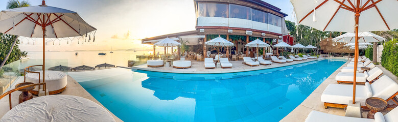 Views of Bo Phut Beach & resort in Koh Samui, Thailand
