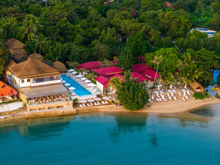 Views of Bo Phut Beach & resort in Koh Samui, Thailand