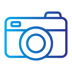 Line Gradient camera icon